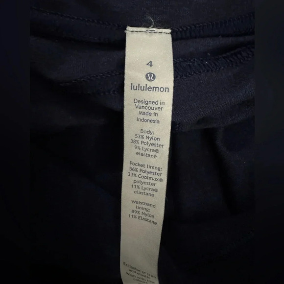 Lululemon Run On Jogger (28") Size 4 in Heathered Hero Blue / Black - Picture 14 of 14